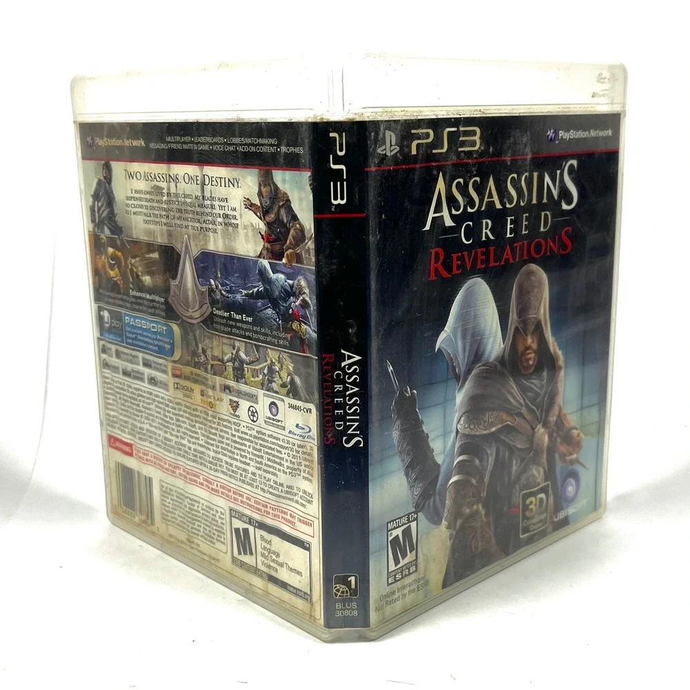 Assassin's Creed Revelations PS3 PlayStation 3 Black Label Complete CIB Tested